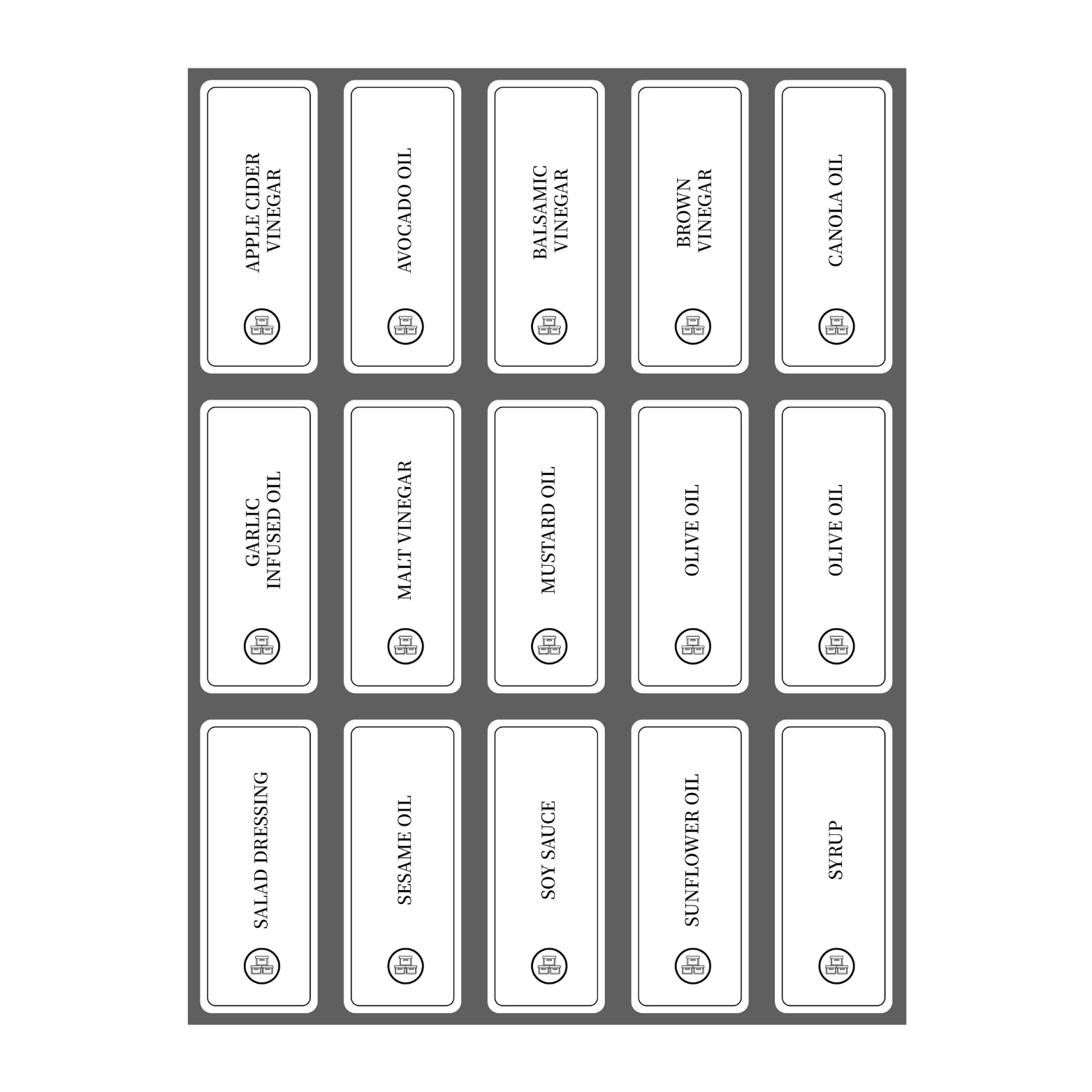 Oil Sticker Set – 28 Labels for Pantry Bottles-1