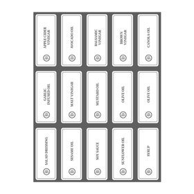 Oil Sticker Set – 28 Labels for Pantry Bottles