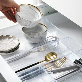 XL Clear Drawer Organiser
