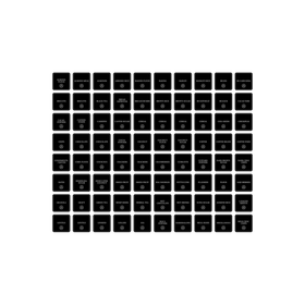 Complete Pantry Sticker Set – 156 Square Stickers