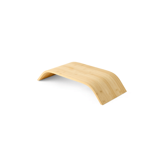 Bamboo Monitor Stand for Ergonomic Workspace Organisation-0
