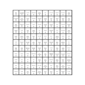 Square Herb & Spice Labels – Pack of 110