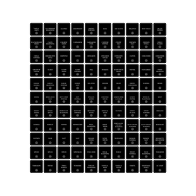 Square Herb & Spice Labels – Pack of 110