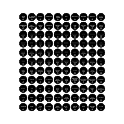Round Herb & Spice Labels – Pack of 110-2