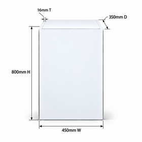 Wall Cabinet - Single Door 450mm
