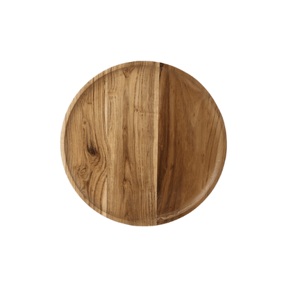 Large Acacia Round Serving Tray – Entertain with Elegance-0