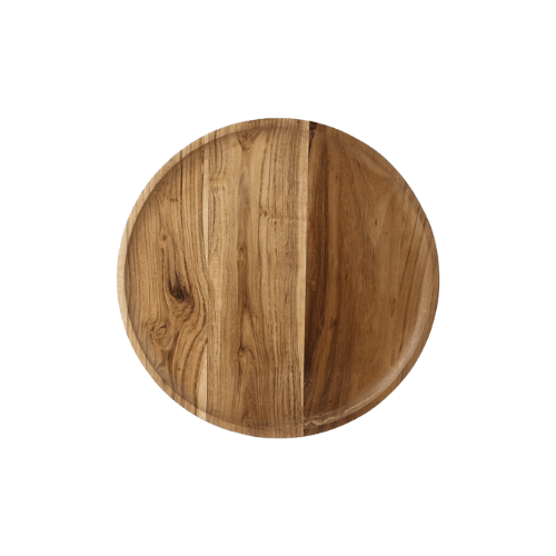Large Acacia Round Serving Tray – Entertain with Elegance-0
