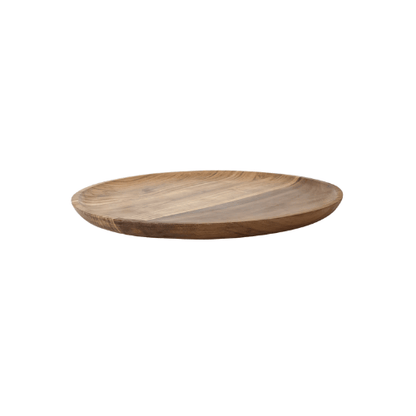 Large Acacia Round Serving Tray – Entertain with Elegance-2