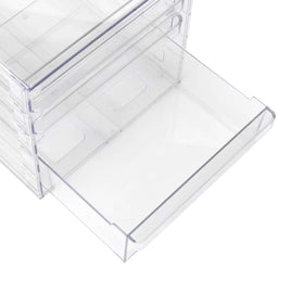 Clear 4-Drawer Organiser