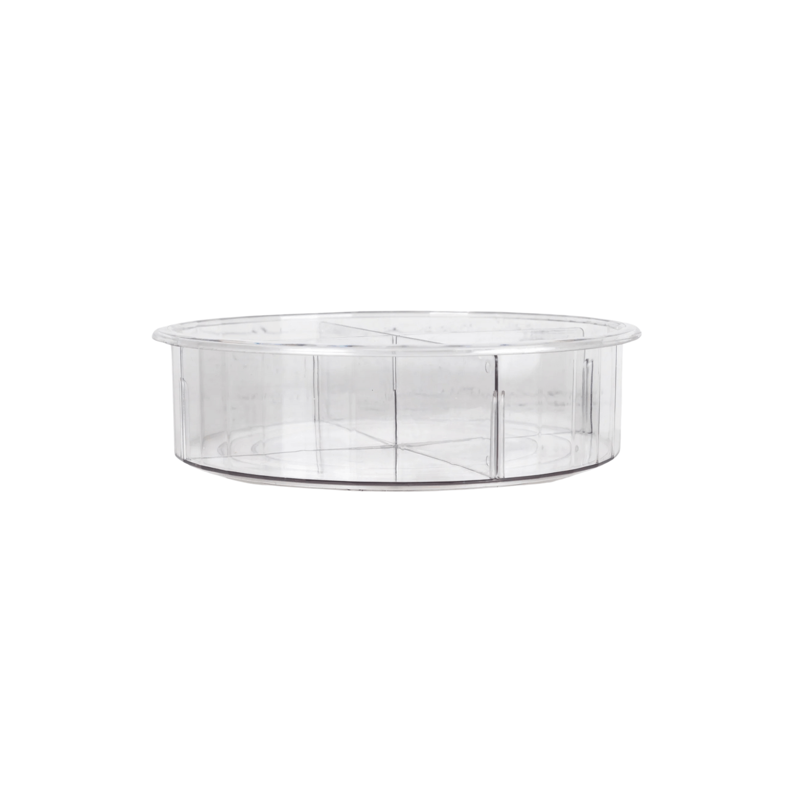 Tall Round Clear Rotating Tray - Lazy Susan-3