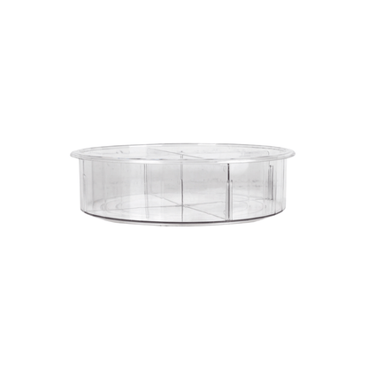 Tall Round Clear Rotating Tray - Lazy Susan-3