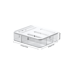 Acrylic Sandwich Bag Organiser – 4 Slot Dispenser