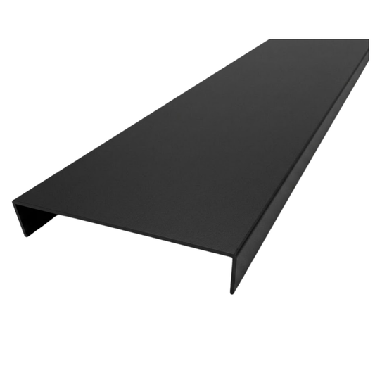 Black wardrobe framing wall jamb profile for precise alignment and durable installation