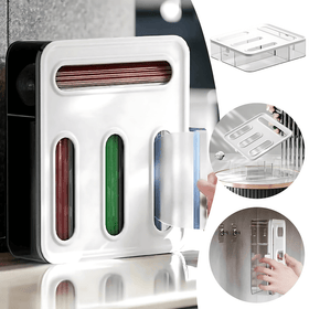 Acrylic Sandwich Bag Organiser – 4 Slot Dispenser