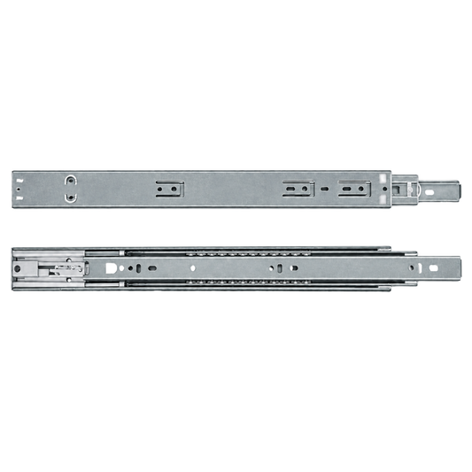 500mm push-to-open ball bearing drawer runner for smooth and easy drawer operation