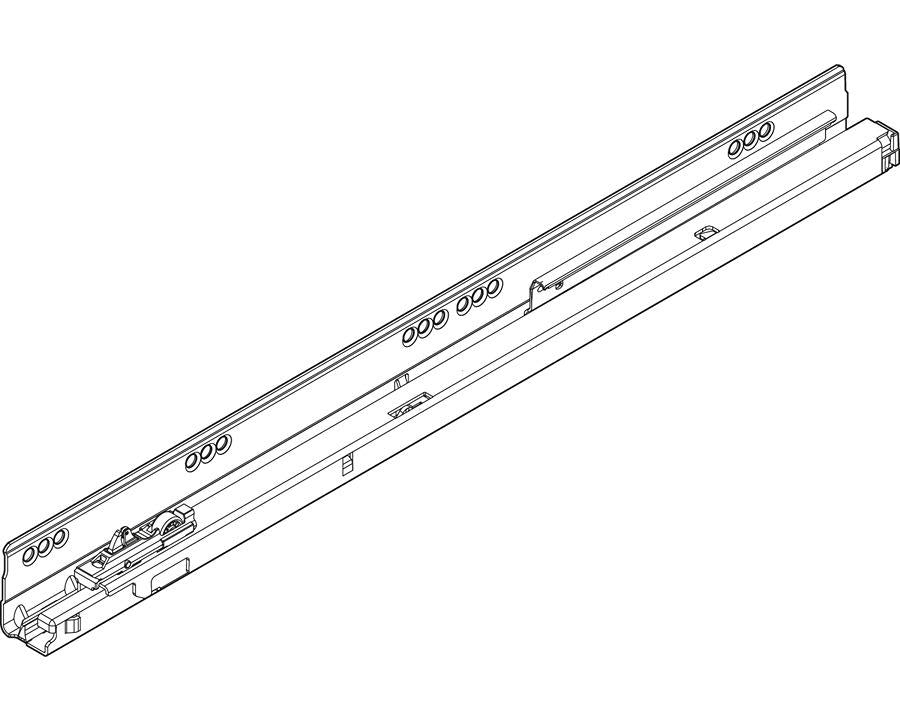 Blum TANDEMBOX Carcase Runner Industrial Pack L/H 500mm 65kg Integrated BLUMOTION 576.5001M *Must be purchased in pack quantity of 16*