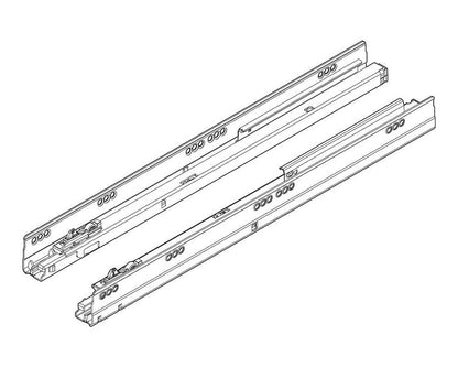 Blum TANDEMBOX Carcase Runner Set 650mm 65kg Integrated BLUMOTION 576.6501M