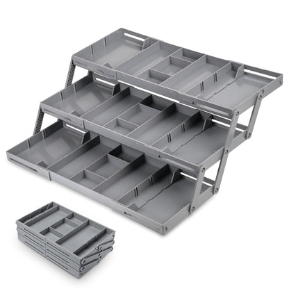 Expandable 3-Tier Drawer Organiser – Adjustable-1