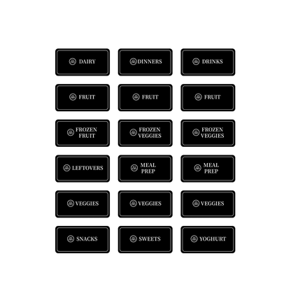 Fridge & Freezer Organisation Stickers – 36 Label Pack-3