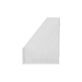 White Metal Magazine File Holder for Organised Storage