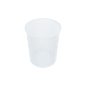 White Mesh Metal Bin for Waste Disposal & Organisation