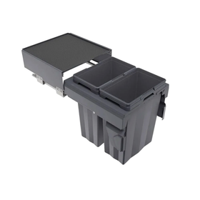 Pull-Out Kitchen Bin – 500mm Cabinet (74L)