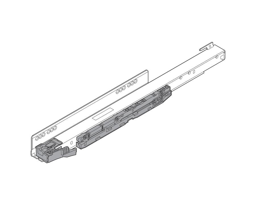 Blum LEGRABOX Carcase Runner Left Hand 500mm 40kg Integrated BLUMOTION S Industrial Pack *Must be Purchased in pack quantity of 12* **750.5001S**