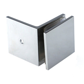 Bathroom Shower Screen Glass Wall Clips Clamps Mount Brass Chrome