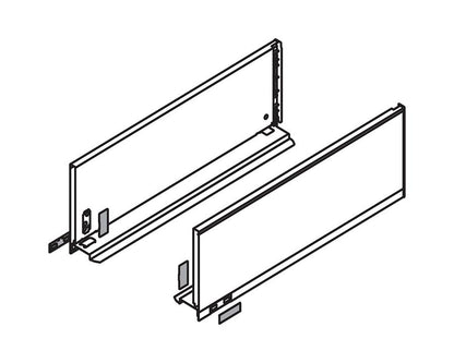 Blum LEGRABOX pure C Height Carbon Black Size: 350mm 770C3502S