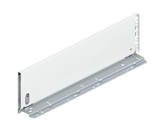 Blum LEGRABOX Silk White Side C Height Left Hand 500mm Industrial Pack of 10. *Must be purchased in Pack quantity of 10* 770C5002S. (Internal and External Cover Caps sold separately)