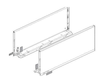 Blum LEGRABOX pure F Height Carbon Black Size: 450mm 770F4502S