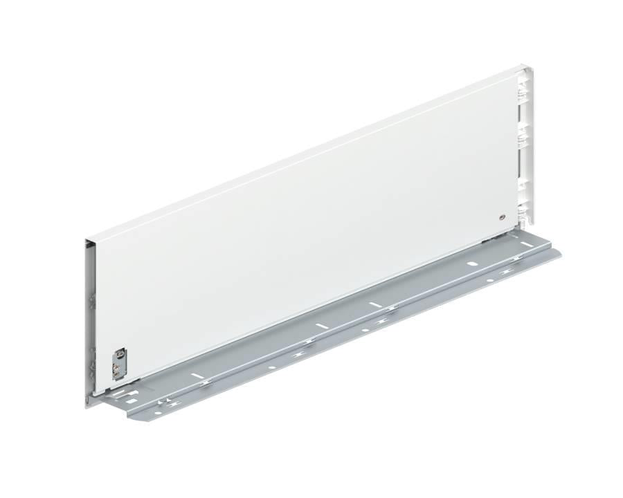 Blum LEGRABOX Silk White Side F Height Left Hand 500mm Industrial Pack of 10. *Must be purchased in Pack quantity of 10* 770F5002S. (Internal and External Cover Caps sold separately)