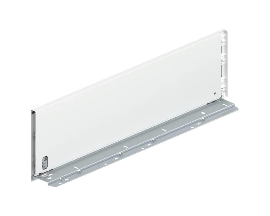 Blum LEGRABOX Silk White Side F Height Left Hand 550mm Industrial Pack of 10. *Must be purchased in Pack quantity of 10* 770F5502S. (Internal and External Cover Caps sold separately)