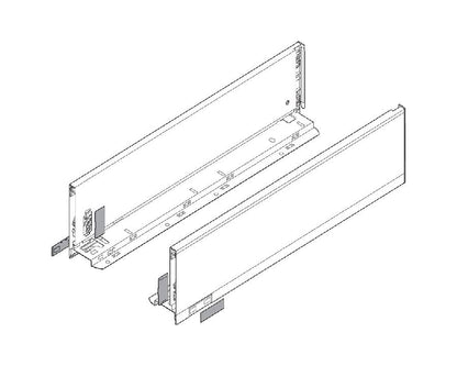 Blum LEGRABOX pure K Height Orion Grey Size: 350mm 770K3502S