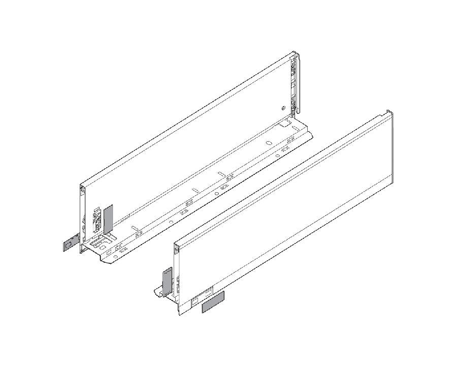 Blum LEGRABOX Pure K Height Orion Grey Size: 500mm 770K5002S