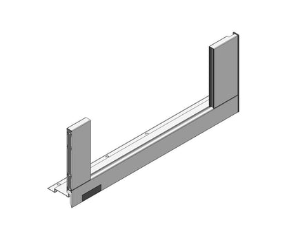 Blum LEGRABOX free drawer side, C height, 450mm, TERRA Black R&L 780C4502S