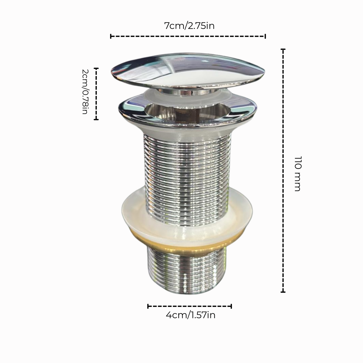 Imperial Plug and Waste | Chrome