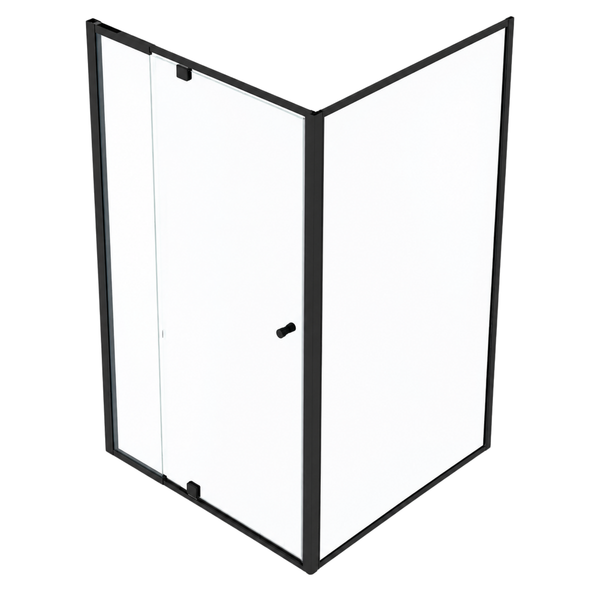 Pivot Door | L Shape | Semi Frameless Shower Screen | 850 x 850mm