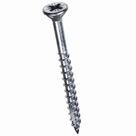 8G x 60mm zinc plated countersunk screws