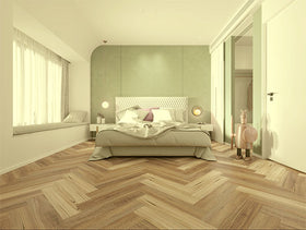 Australian Spotted Gum | Herringbone Hybrid Flooring | 8mm