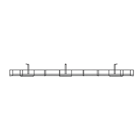 CABLE TRAY AND BASKET 950MM BLACK