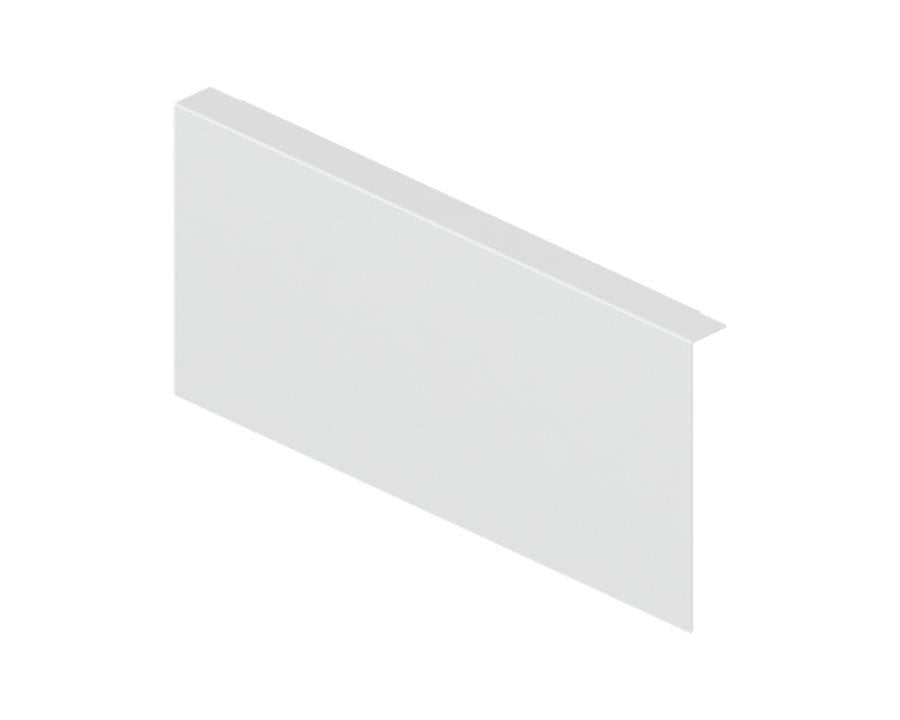 Blum AMBIA-LINE Back Adapter 1 C Height 177mm Silk White Size: 242mm ZC7A0POC by W&B