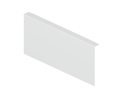 Blum AMBIA-LINE Back Adapter 1 C Height 177mm Silk White Size: 242mm ZC7A0POC by W&B
