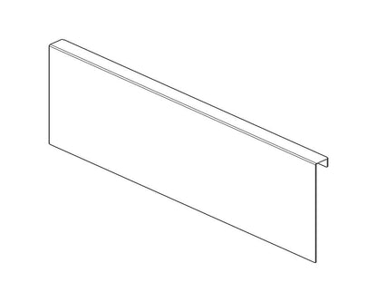 Blum AMBIA-LINE Back Adapter 1 C Height 177mm Silk White Size: 242mm ZC7A0POC by W&B