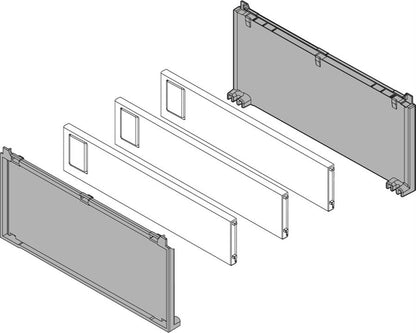 Blum AMBIA-LINE Bottle Set 2 200mm Carbon black ZC7B0200S