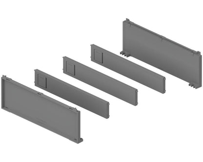 Blum AMBIA-LINE bottle set 2 200mm Indium Grey by W&B