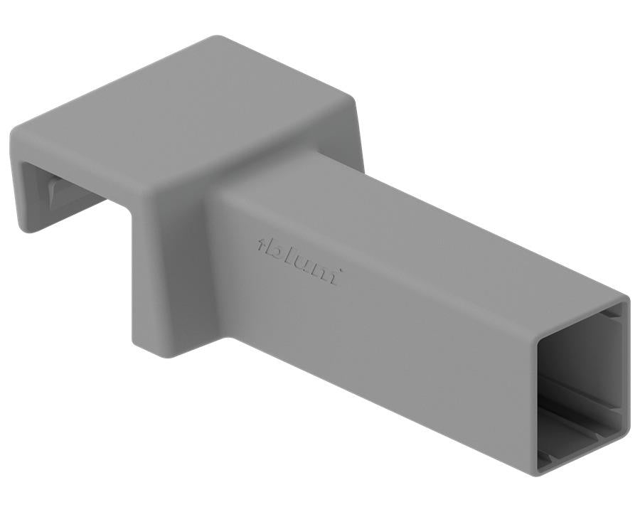 Blum AMBIA-LINE Cross Gallery Connector for MERIVOBOX Indium Grey ZC4U10E0