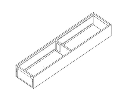 Blum AMBIA-LINE Steel Frame Series 1 Orion Grey Size: 500mm ZC7S500RS1