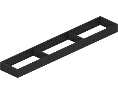 Blum AMBIA-LINE Steel Frame Series 1 Carbon Black Size: 600mm ZC7S600RS1