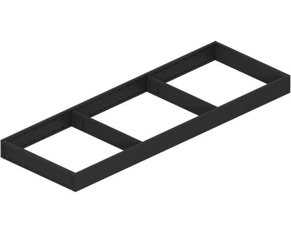 Blum AMBIA-LINE Steel Frame Series 2 Carbon Black Size: 600mm ZC7S600RS2 by W&B